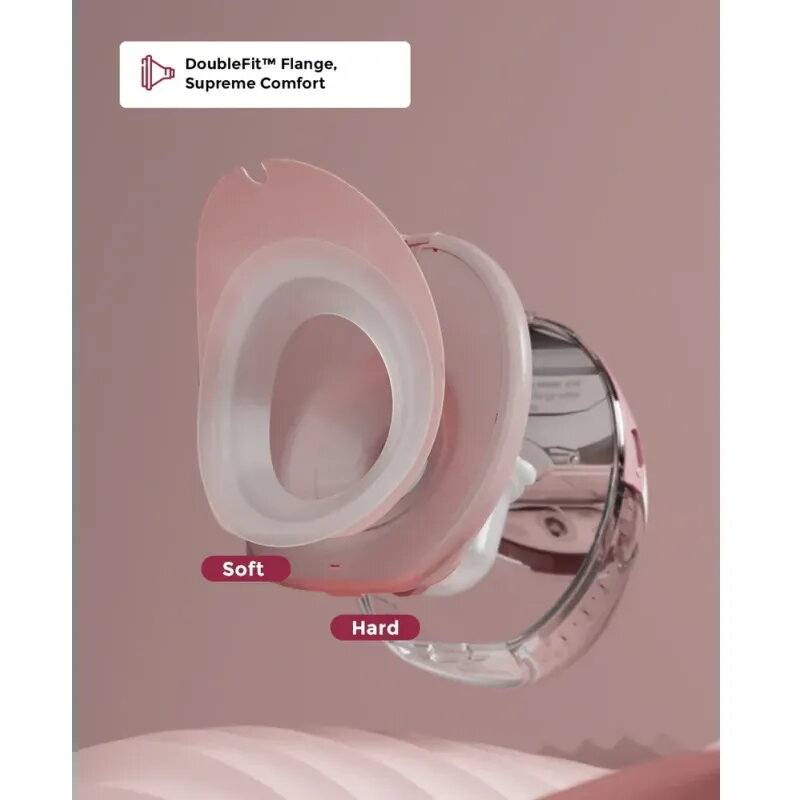 Momcozy M6 freihändige Einzel-Milchpumpe Mobile Style Rot Cozy