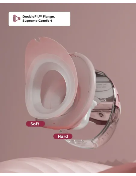 Momcozy M6 sacaleches individual manos libres mobile style Rojo Cozy