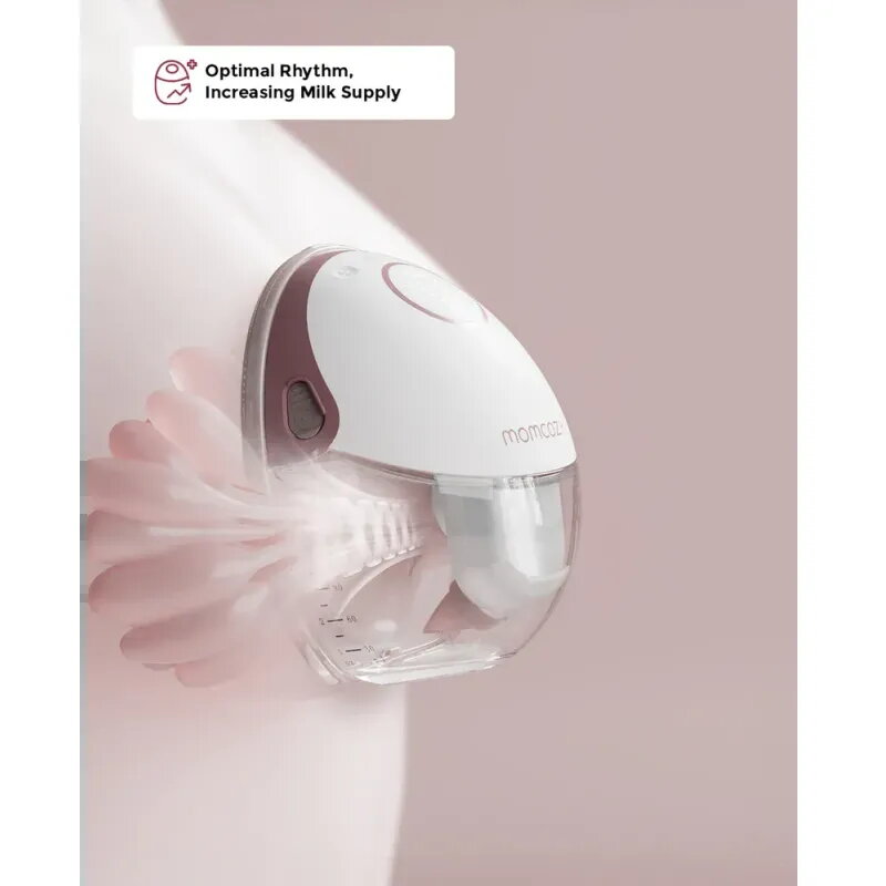 Momcozy M6 freihändige Einzel-Milchpumpe Mobile Style Rot Cozy
