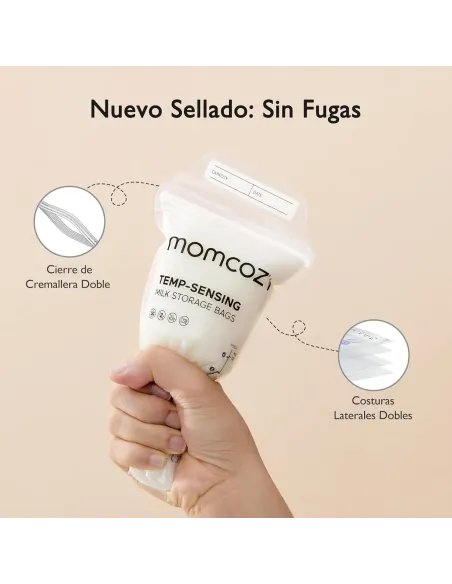 Momcozy bolsas de almacenamiento de leche materna 50 uds