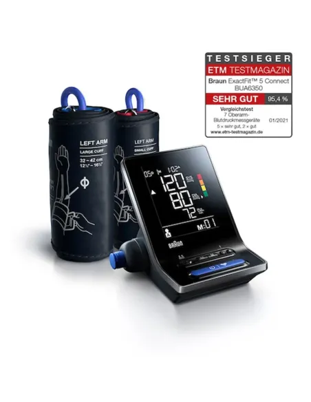 Braun ExactFit 5 Connect Smart Tensiómetro de brazo