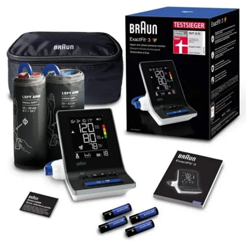 Braun ExactFit 5 Connect smartes Oberarm-Blutdruckmessgerät