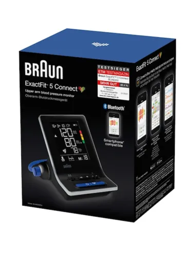 Braun ExactFit 5 Connect Smart Tensiómetro de brazo