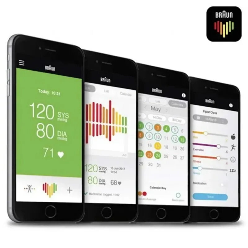 Braun ExactFit 5 Connect smartes Oberarm-Blutdruckmessgerät