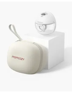 Momcozy M5 Wearable Breast Pump Grey | Hands-Free Mobile Style