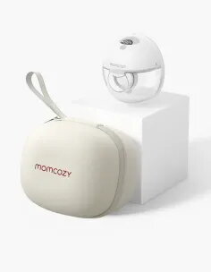 Momcozy M5 tragbare Einzel-Milchpumpe Grau