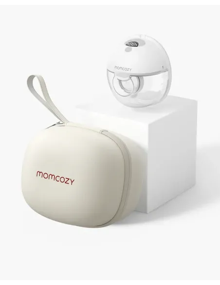 Momcozy M5 sacaleches individual portátil gris | Cómodo y manos libres