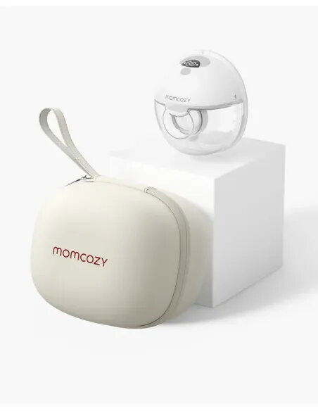 Momcozy M5 tragbare Einzel-Milchpumpe Grau