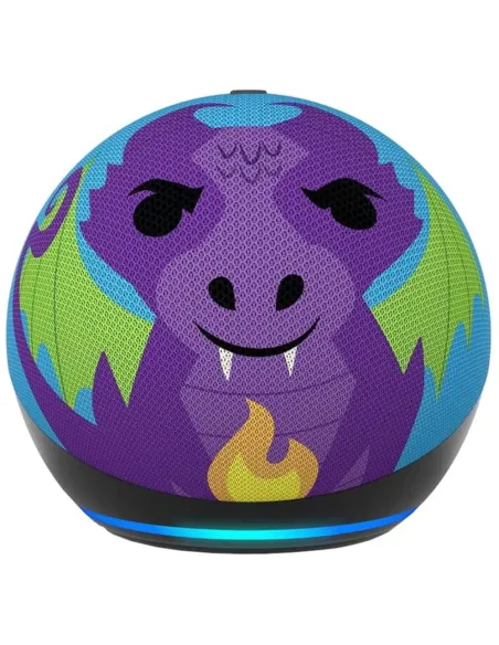 Amazon Echo Dot 5ª Gen Kids Dragón – Altavoz infantil con Alexa