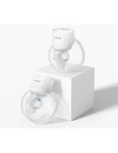Momcozy S12 Pro tragbare Doppel-Milchpumpe Weiß