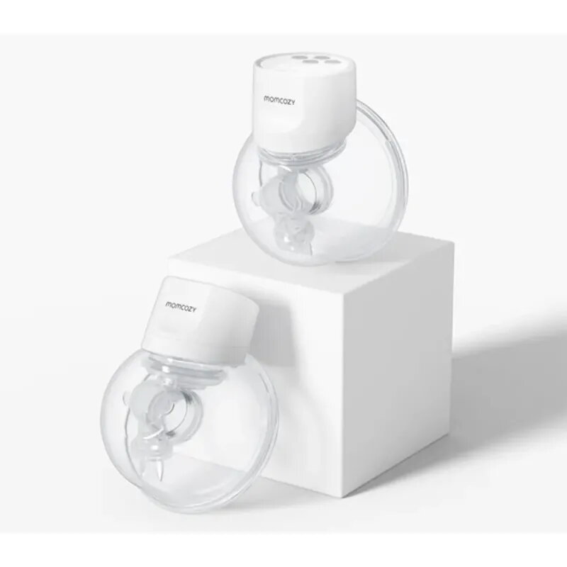 Momcozy S12 Pro tragbare Doppel-Milchpumpe Weiß