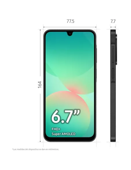 Samsung Galaxy A26 128 GB Negro – smartphone moderno AI