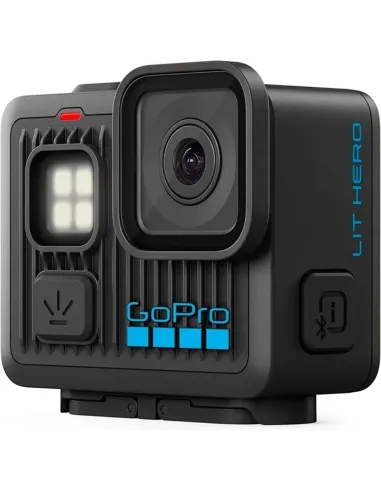 GoPro LIT HERO | Cámara compacta 4K con luz integrada y sumergible
