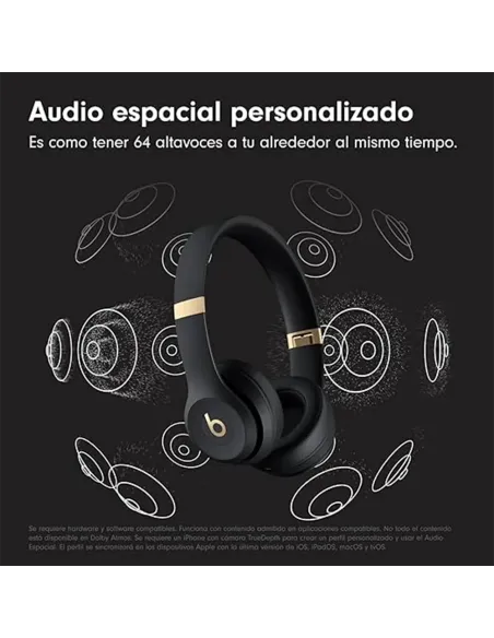 Beats Solo 4 Wireless Bluetooth on-Ear Negro y Oro
