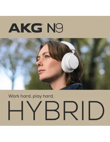 Buy AKG N9 Hybrid ANC White | 100hr Battery Headphones