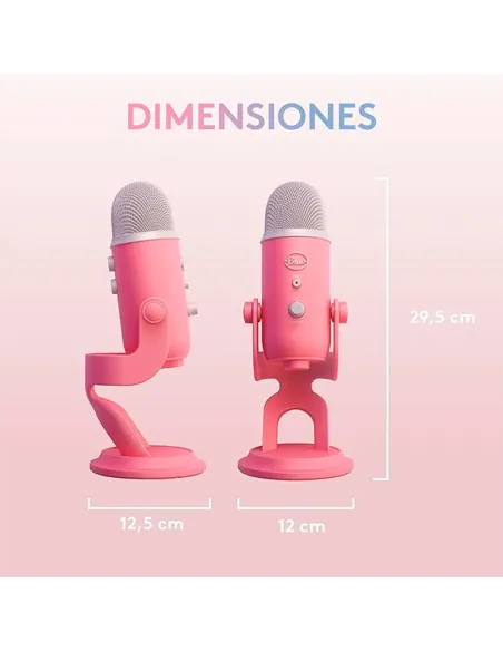 Logitech Blue Yeti USB - Rosa