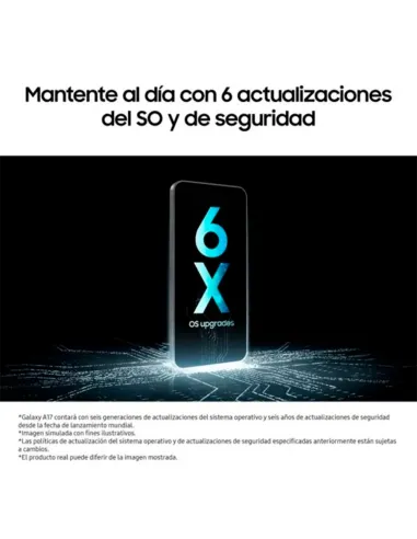 Samsung Galaxy A17 128GB gris | Potencia, cámara 50 MP y batería 5000