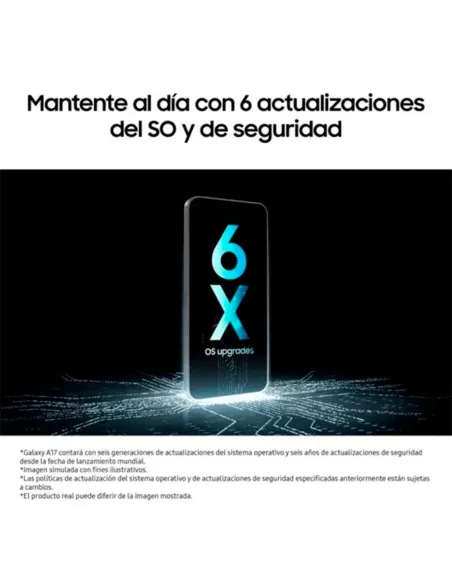 Samsung Galaxy A17 128GB gris | Potencia, cámara 50 MP y batería 5000