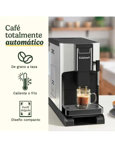 Cuisinart - Cafetera Automática con Cold Brew y Espumador de Leche