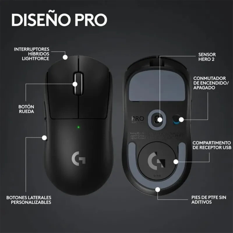 Logitech G Pro X Superlight 2 SE Black - Wireless Gaming Mouse