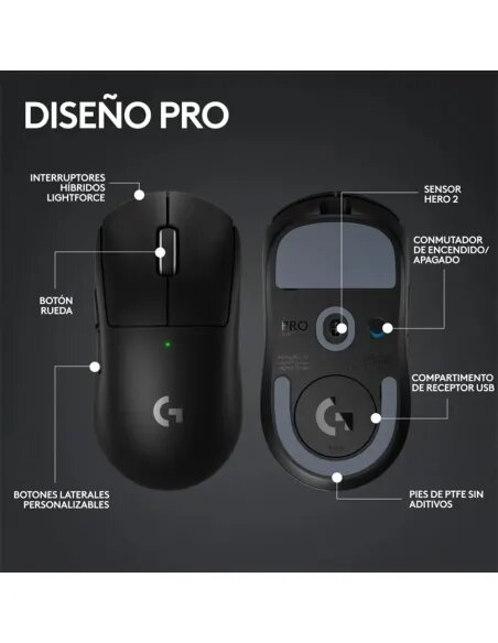 Logitech G Pro X Superlight 2 SE Black - Wireless Gaming Mouse