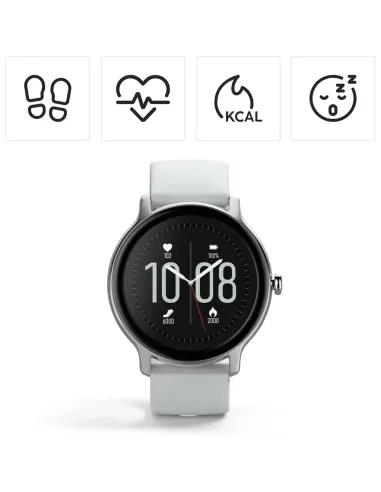 HAMA Fit Watch 4910 Grey – Waterproof Fitness Smartwatch with Heart Ra