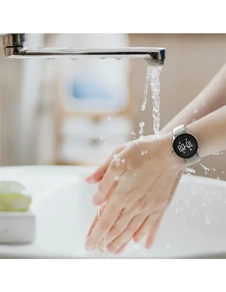 HAMA Fit Watch 4910 Grey – Waterproof Fitness Smartwatch with Heart Ra