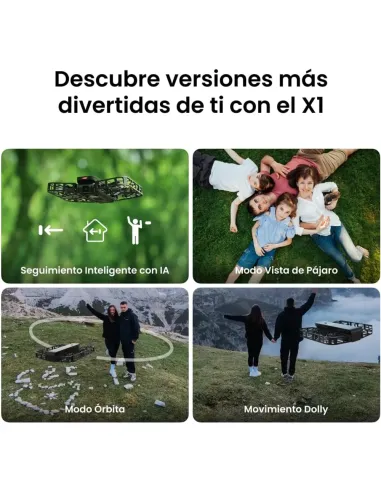 HOVERAir X1 Combo Black – Pocket Foldable Drone 2.7K