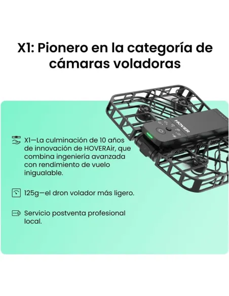 HOVERAir X1 Combo Black – Pocket Foldable Drone 2.7K