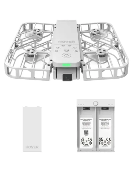 HOVERAir X1 Blanco – Mini dron plegable con seguimiento automático