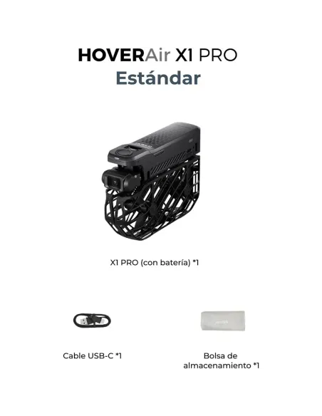 HOVERAir X1 PRO Standard – Dron 4K 60fps plegable