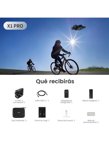 HOVERAir X1 PRO Retail Combo – Foldable 4K60 Drone for Travel & Action