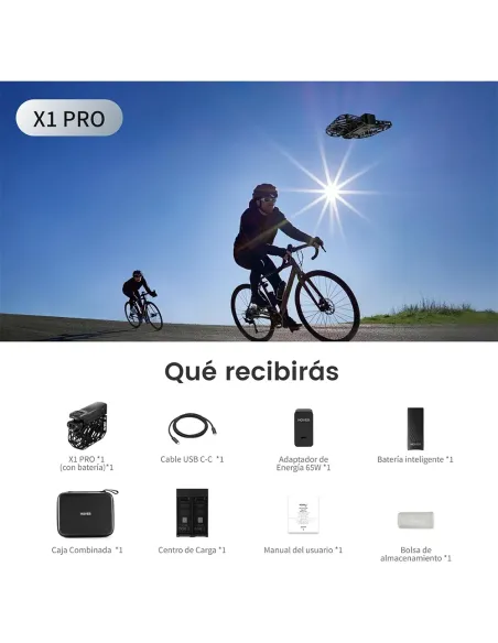 HOVERAir X1 PRO Combo Retail – Dron 4K60 Plegable