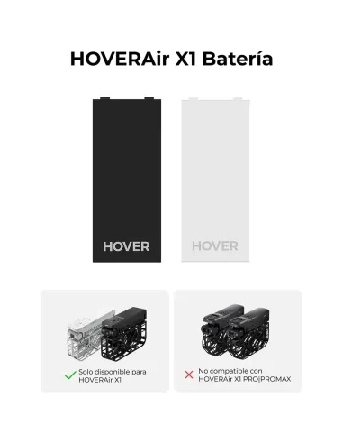HOVERAir Batería para X1 X1 PRO PROMAX – 1920 mAh Rep. Negra