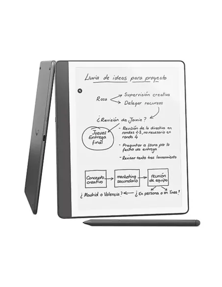Amazon Kindle Scribe, 10.2", 16 GB, 300 ppi, Sin reflejos, Lápiz premium, Gris tungsteno