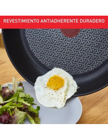 Tefal Duetto Juego de Sartenes 20/24/28 cm Acero Inoxidable Inducción