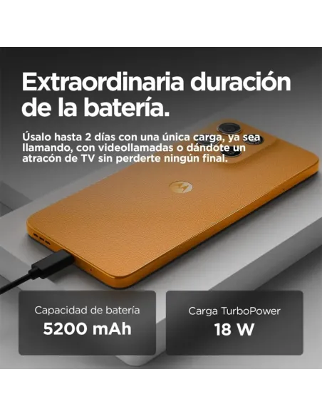 Motorola Moto G15 4 GB/128 GB Sunrise Orange – 6.72″ Display