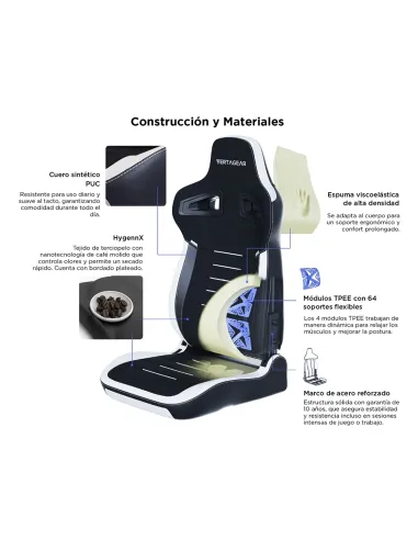 Vertagear PL4800 X‑Large HyGenNX Midnight Green – XL Comfort