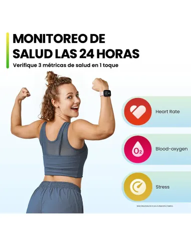 Amazfit Bip 5 Rosa – Smartwatch GPS 1,91″ Llamadas Bluetooth