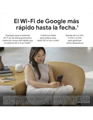 Google Nest Wi-Fi Pro 6E | Fast & Reliable Mesh Wi-Fi Router