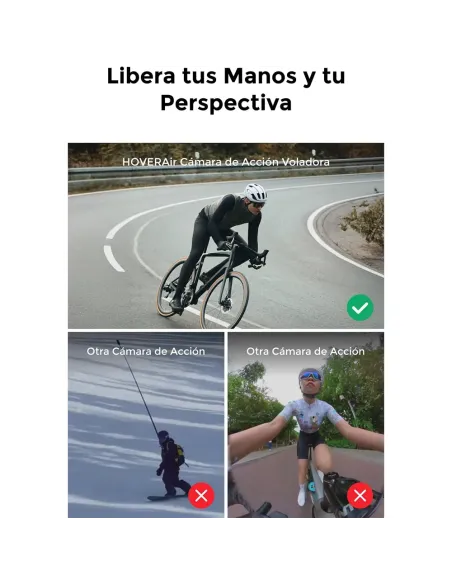 HOVERAir X1 PROMAX Ultimate Cycling Kit | Dron 8K Manos Libres C0