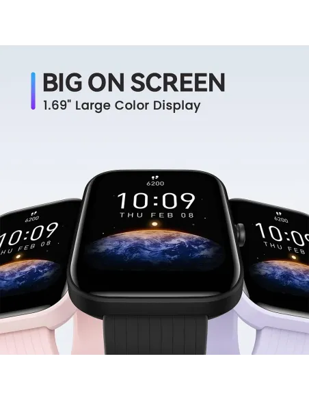 Amazfit Bip 3 Pro Pink (Like New) | Refurbished GPS Smartwatch Deal