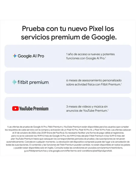 Comprar Google Pixel 10 Pro XL 256GB | IA Gemini, Zoom 100x, G5