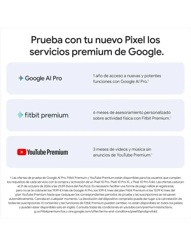 Comprar Google Pixel 10 Pro 256GB | IA Gemini, Zoom 100x y G5