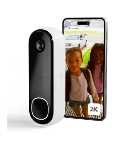 Buy Arlo Essential 2K WiFi Video Doorbell & Chime | 2K Color Security