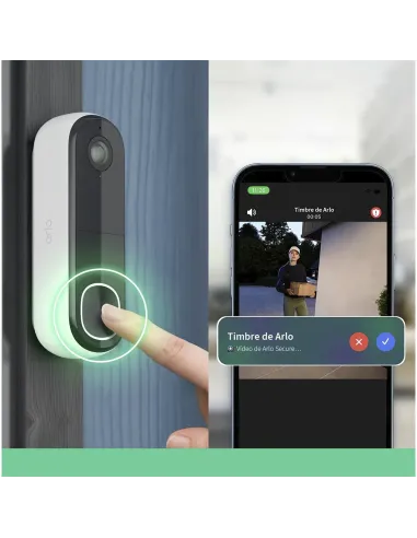 Comprar Arlo Essential 2K Videoportero WiFi y Timbre | Seguridad 2K