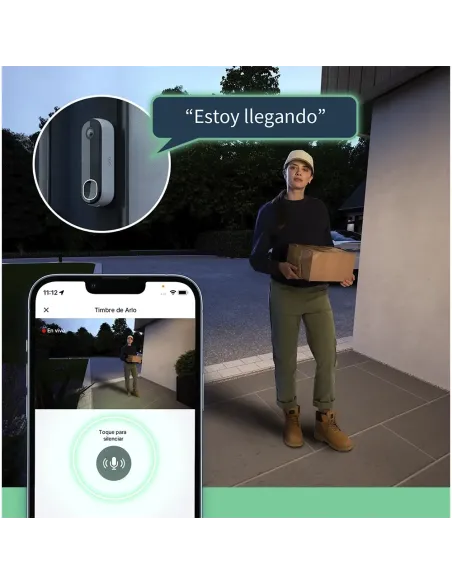 Comprar Arlo Essential 2K Videoportero WiFi y Timbre | Seguridad 2K
