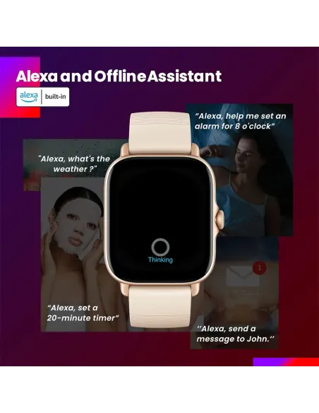 Comprar Amazfit GTS 3 Rosa | Smartwatch 1.75" AMOLED, GPS y Alexa