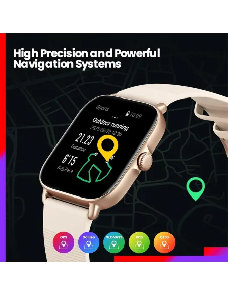 Comprar Amazfit GTS 3 Rosa | Smartwatch 1.75" AMOLED, GPS y Alexa