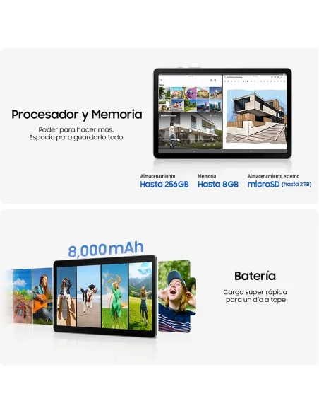 Samsung Galaxy Tab S10 Lite 256GB WiFi Gris | Tablet con S Pen e IA